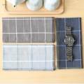 3 PCS ' Handkerchiefs, Handkerchief Set, Cotton Hankie, Cotton Handkerchiefs ' Stripe Checkered Pattern Handkerchiefs Pocket Square Hankies.