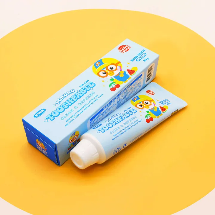 Korean%20Children's%20Poloro%202-year-old%20Strawberry%20Grape%20Peach%20Orange%20Flavor%20Low%20Fluoride%20Toothpaste%20-%20Image%207