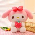 26Cm Plushies Sanrio Kuromi My Melody Plush Dolls Toys Cute Strawberry Stuffed Animals Plush Toy Pillow Bedroom Decoration Gift Honoria.