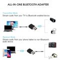 USB Bluetooth 5.0 Transmitter Receiver 2 in 1 3.5 mm Adapter AUX Audio RCA For Car Music Audio Bluetooth Transmitter For TV.