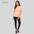 LOCALE T-shirt for Women -  Peach. 