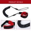 10.6Ft Ankle Leash Surfing Coiled Tpu Paddle Board Foot Leg Rope.