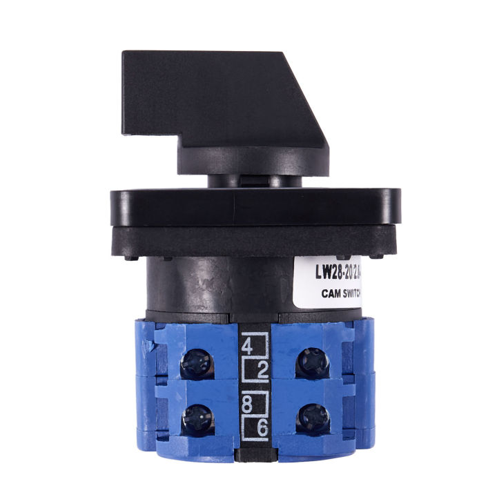 8%20Terminals%205%20Positions%20Master%20Control%20Rotary%20Cam%20Switch%20Black+Blue%20-%20Image%205