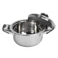 HG Stainless Steel Cookware Set Uniform Heat Conduction Pots Pans Stockpot Steam. 