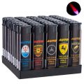 Thickened Explosion-Proof 50 Personalized Trendy Windproof Lighter Wholesale Supermarket Home Naked-Fire Disposable Lighter Windproof.