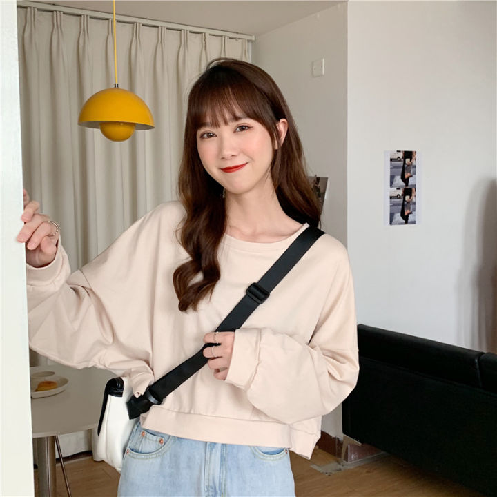 IELGY%20loose%20thin%20sweater%20women%20casual%20short%20wild%20round%20neck%20long%20sleeve%20T-shirt%20-%20Image%206