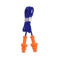 100pairs Soft Construction Ear Plug Sports Study Corded Reusable Silicone Work Noise Cancelling With String Hearing Protection.