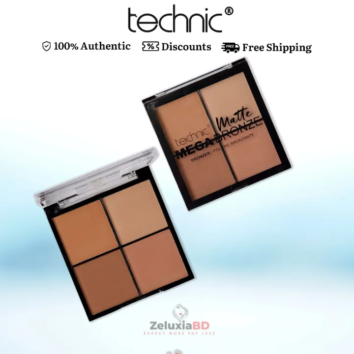 Technic%20Matte%20Mega%20Bronzer%20with%20Four%20Tonal%20Bronze%20Shades%20-%20Image%202