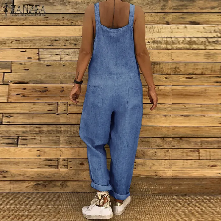 ZANZEA%20Womens%20Suspender%20Dungaree%20Jumpsuit%20Casual%20Denim%20Style%20Long%20Pants%20Rompers%20#15%20-%20Image%202