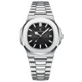 POEDAGAR 613 Casual Business Clock Men Luxury Watch Automatic Watches Mens Waterproof Fashion Quartz Wristwatches Reloj Hombre.