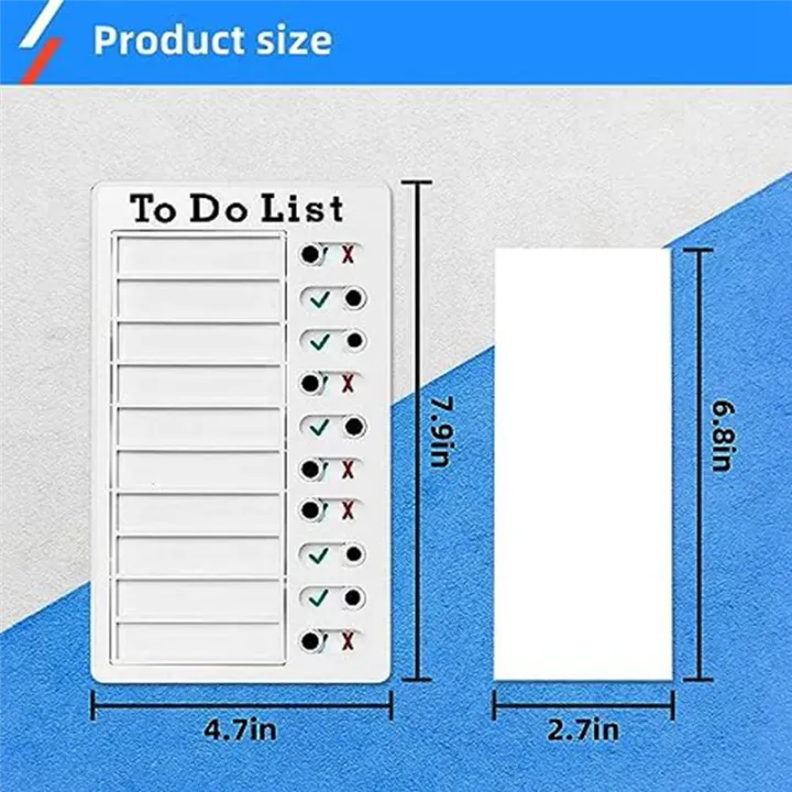Chore%20Chart%20Check%20List%20Task%20Board%20Set%20with%20Slider%20Daily%20to%20Do%20List%20Board%20Reminder%20Board%20Set%20Kit%20Detachable%20Reusable%20Chores%20Chart%20-%20Image%202