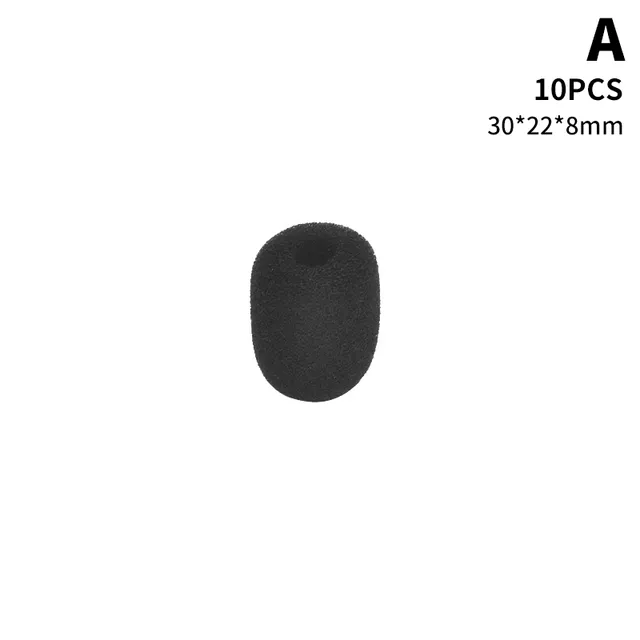1/10pcs%20Microphone%20Windscreen%20Sponge%20Cover%20Headset%20Mic%20Foam%20Cover%20Protective%20Cap%20For%20Gooseneck%20Meeting%20Mic%20-%20Image%204