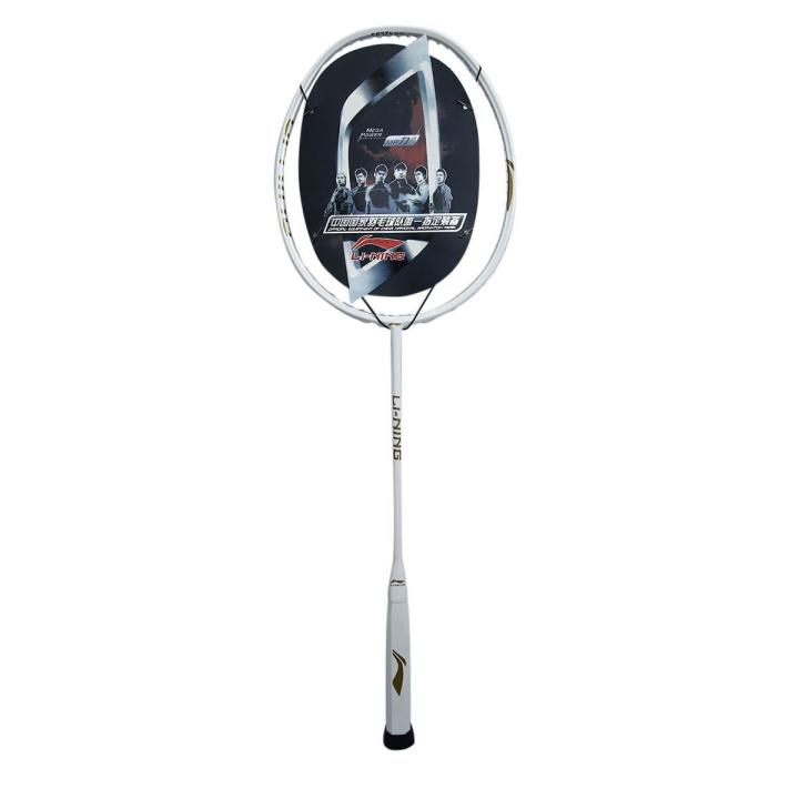 Lining Racket White Li-Ning Fiber Badminton Racket - White - Li-Ning Fiber Badminton Racket ...