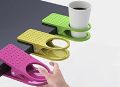 Creative Office Home Desk Table Drink Water Coffee Mug Clip On Cup Holder-44. 