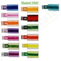 DMC Shaded Color Thread for Cross Stitch Threads Bracelet Yarn Craft Floss Embroidery Floss 12/16 Pieces Set.
