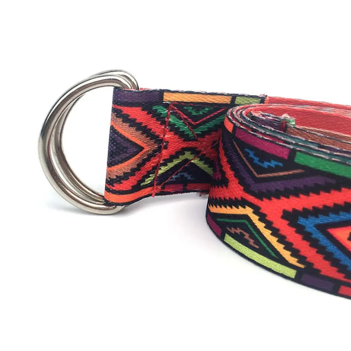 6ft%20Yoga%20Stretching%20Strap%20Printed%20Cotton%20Exercise%20Strap%20Adjustable%20Fitness%20Physical%20Therapy%20Flexibility%20Strap%20with%20Metal%20Ring%20-%20Image%206