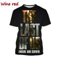 TV Series The Last of Us Game T Shirts for Men 3D Print T-shirt Womens Clothing Harajuku Fashion Streetwear Kids Tee Shirts Tops.