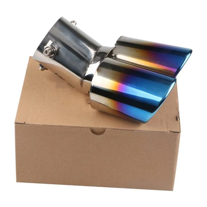 1xUniversal%20Exhaust%20Muffler%20Pipe%20End%20Stainless%20Steel%20Car%20Round%20Mouth%20Double%20Pipe%20Tail%20Pipe%20Car%20Tail%20Throat%20Exhaust%20Pipe%20-%20Image%202