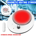 1 Piece 1000ML Magnetic Heating Stirrer Stirrer Hotplate with Stir Bar Laborator EU Plug. 