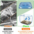 GC 35.8x23.2x22.8inch Still Air Box Pop Up Mushroom Grow Tent Kit Portable Mycology Fume Hood Propagation Stations.