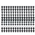 180 Push Pin Rivets Car Door Trim Panel Clips. 