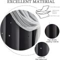1PC Star Blackout Curtains, Tulle for windows with Double Layer, Curtains for Ramadan, Decoration for Eid For House Room.