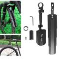 1Set West Biking Widened Telescopic Cycling Mudguard Fender Lengthened
Retractable Plastic Bicycle Front Rear Fender Mud Guard for MTB.
