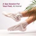 〽️ Exfoliating Foot Mask Socks – 1 Pair (Foot Sheet Mask)   Whitening, Moisturizing, Smoothing, Cracked Heel Repair, Exfoliating Dead Skin & Callus Removal  Deep Moisturizing & Softening Treatment  By Muin Distribution. 