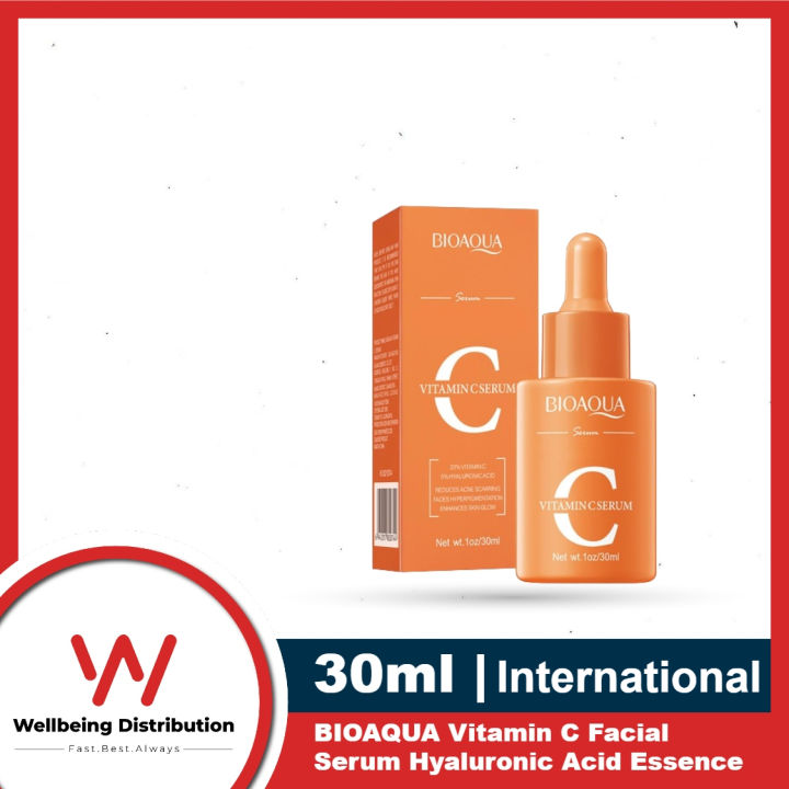 BIOAQUA Vitamin C Facial Serum 30ml Hyaluronic Acid Essence Anti-Aging Moisturizing Face Skin Care