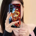 【Healer DingD】 Demon Slayer Kyojuro Rengoku Phone Case for Samsung Galaxy S23 S22 S21 S20 S10 S9 Plus FE Ultra Lite Black Phone Cover Funda.