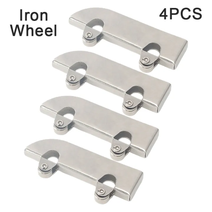 4PC%20Stainless%20steel%20pulley%205mm%20glass%20sliding%20door%20wheel%20clamp%20track%20roller%20Creek%20-%20Image%202