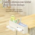 NBX Desk Side Storage Marker Pencil Box Desktop Organizer with Management Tray. 
