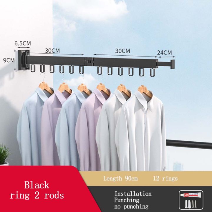 Folding%20Clothes%20Hanger%20%20Aluminum%20Retractable%20Drying%20Rack%20%20Wall-mounted%20Laundry%20Storage%20%20Space%20Save%20%20Home%20Hotel%20Clothes%20Hanger%20-%20Image%209