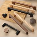 Wooden Cabinet Door Handle Cupboard Door Knob and Handle Kitchen Cabinet Knobs Wardrobe Door Handles for Furniture Hardware.