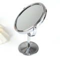 Magnification Circular Makeup Mirror Dual 2 Sided Round Shape Rotating Cosmetic Mirror Stand Magnifier Mirror Standing Mirror. 