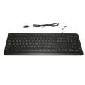 Ergonomic Keyboard, Large Bold Letters Plug and Play 104 Keys USB Wired Large Print Keyboard for Elderly for Desktop. 