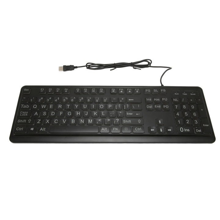 Ergonomic%20Keyboard,%20Large%20Bold%20Letters%20Plug%20and%20Play%20104%20Keys%20USB%20Wired%20Large%20Print%20Keyboard%20for%20Elderly%20for%20Desktop%20-%20Image%203