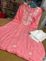 New Exclusive Embroidery Work Body Linen Salwar Butter Two Piece For Women. 