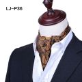 2023 Men Silk Cravat Hanky Set Paisley Style Scarf Mens Neckerchief Handkerchief Sets Male Cravat Pocket Towel Suit Accessories. 