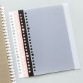RAN 2 Sheets A5 B5 Notebook Page Binder Candy Colored PP Loose-leaf Covers 26 20 Holes Index Divider Separator Accessori. 