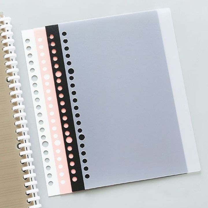 RAN%202%20Sheets%20A5%20B5%20Notebook%20Page%20Binder%20Candy%20Colored%20PP%20Loose-leaf%20Covers%2026%2020%20Holes%20Index%20Divider%20Separator%20Accessori%20-%20Image%209