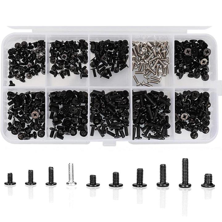 500Pcs M2 M2.5 M3 Laptop Notebook Computer Screw Kit Set for IBM HP