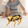Robot Solar Electric Mechanical Smart Dog Children'S Educational Assembly Toy Smart Robot Toy Gift.