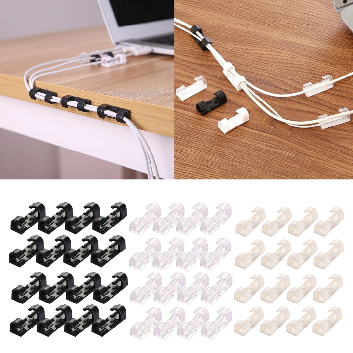 16pcs%20Self%20Adhesive%20Cable%20Clips%20Organizer%20USB%20Mobile%20Data%20Charger%20Cable%20Wire%20Holder%20Clamp%20Cord%20Management%20Wire%20Winder%20Buckle%20Clips%20Ties%20Fixer%20Fastener%20-%20Image%202
