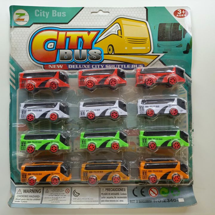 Baby Toy : Mini Bus Set