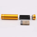 Waterproof Mini LED Torch Aluminium alloy shell Led Flashlight lamp light mini Torch Light 1 Mode for AAA Battery six colors.