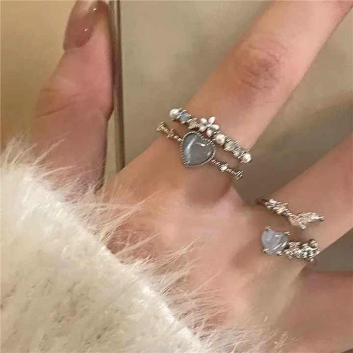 Fashion%20Y2K%20Zircon%20Blue%20Moonlight%20Stone%20Heart%20Rings%20Light%20Luxury%20Elegant%20Delicate%20Bow%20Knot%20Finger%20Ring%20Women%20Jewelry%20Gifts%20-%20Image%203