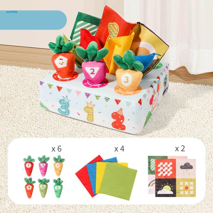 Sensory%20Pull%20Along%20Toddlers%20Tissue%20Box%202%20in%201%20Funny%20Carrot%20Mat%20for%20Montessori%20Motor%20Skills%20-%20Image%204