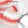 U Shaped Rechargeable Electric Toothbrush, Ultrasonic U Shaped Toothbrushes Silicone ABS Material for Adults for Business Trip for Travelling for Home.