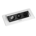 Floor Outlet Embedded Desktop Up Power Socket Cover Box Kit EU Standard 16A. 